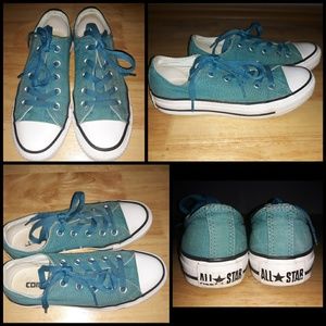 Rare!  Women's Teal Converses